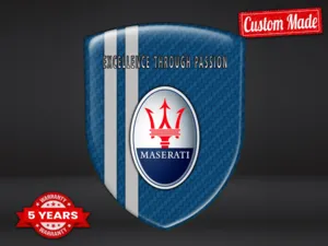 Maserati Pegatinas Relieve Coche Resistentes Limitadas Universales